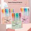 Cute 3D Jelly Fluorescent Pen Set for Hand-Drawn Newspapers and Students with Eye Protection