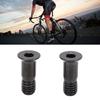 2PCS Bike Rear Derailleur Bolts Ti Alloy Flat Head Bike Derailleur Guide Wheel Fixing Screws for Roa