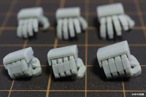 Idola Solid Hand, Square Finger, Medium, 1/144 Scale Plastic Model Parts, IDOLA08 (Robot)