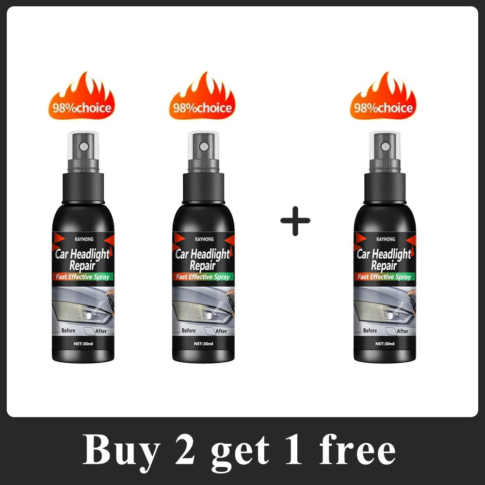 Car Headlight Restoration Liquid Anti-Yellowing Oxidation Repair Kit Long-Lasting UV Protection Polishing Agent