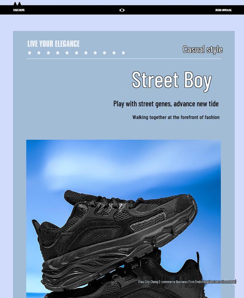 2025 Herren Trendige Retro Mesh Laufschuhe: Sportliche, lässige Dad-Sneakers mit dicker Sohle für den Sommer