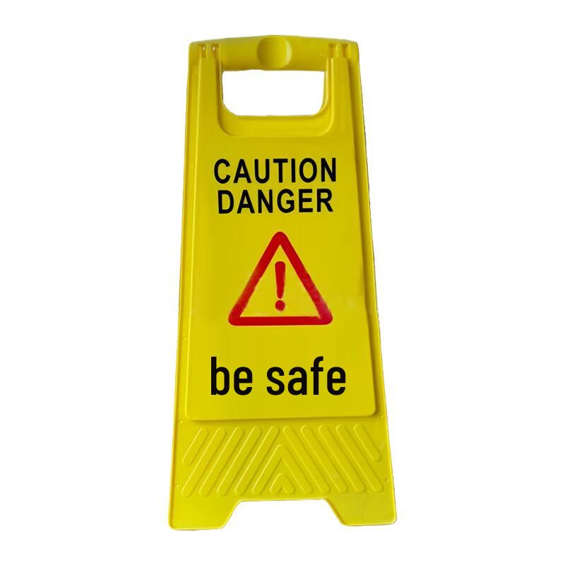 A-Frame Thickened Plastic Safety Warning Sign