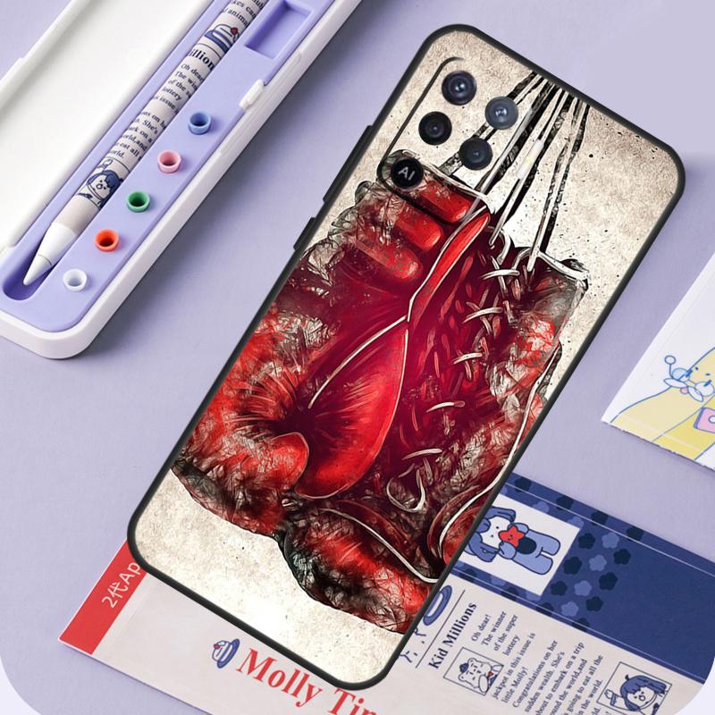 Boxhandschuh Hülle für Oppo A96 A76 A16 A94 A74 A54 A15 A18 A38 A58 A78 A98 A40 A60 A80 A57 A17 A77 A5 Pro