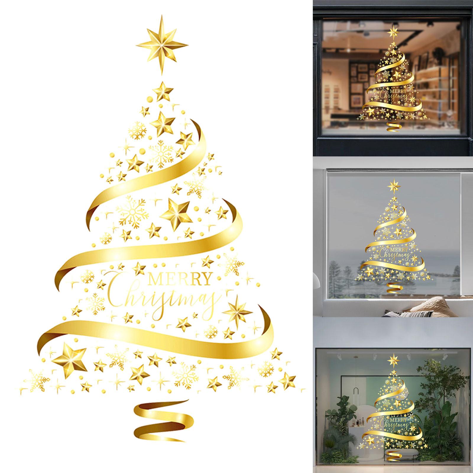

Christmas Stickers Shopping Mall Window Stickers Children s Room Stickers Wall Stickers Set Christmas Decoration