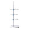 Laboratory Stand Set Stainless Steel Lab Support Stand Set with Flask Clamp and Burette Clamp