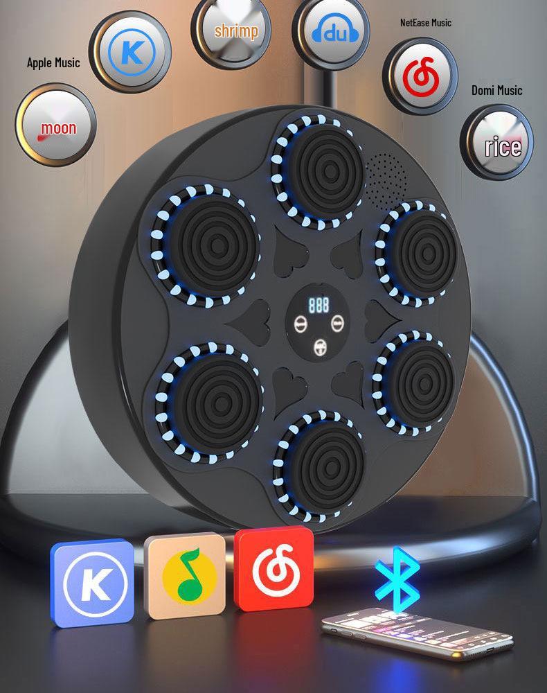 Home Fitness Smart Boxing Wall with Bluetooth Music Trainer