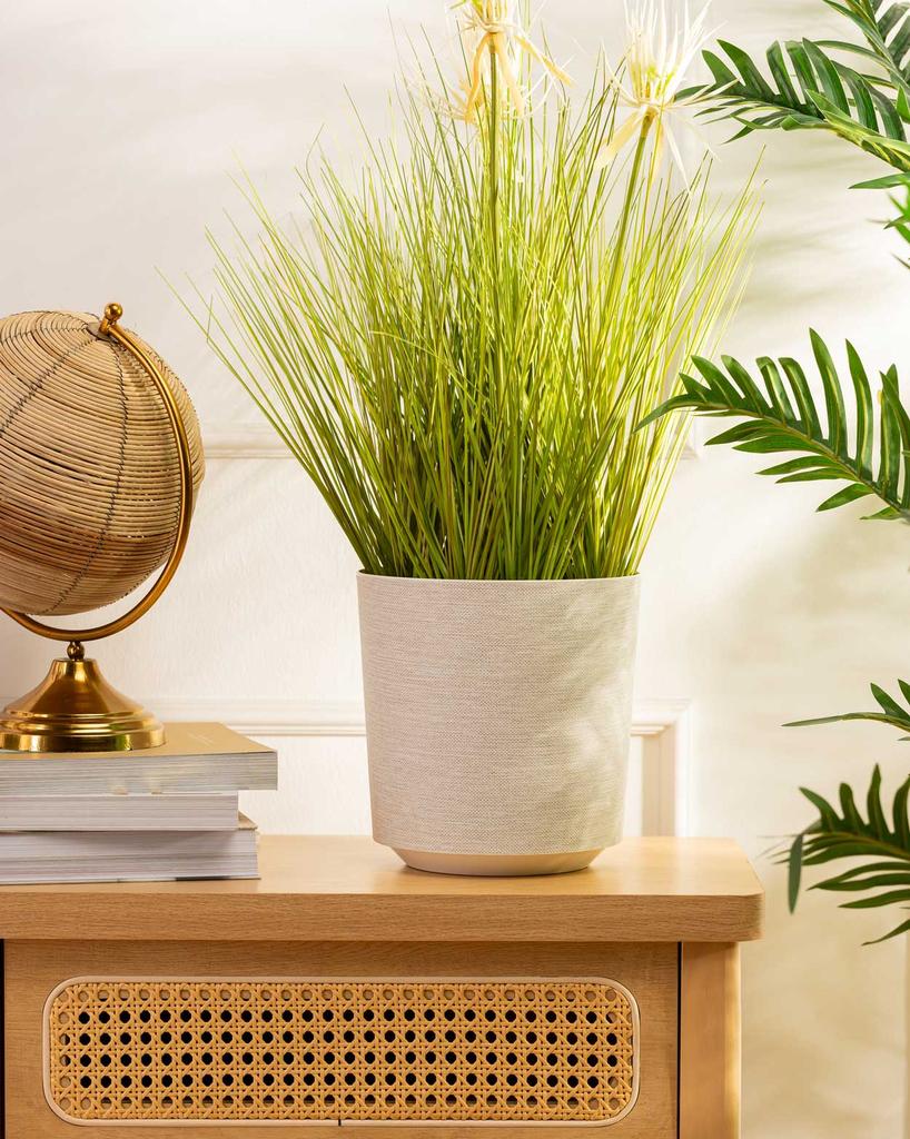 Aloe Texelle Flowerpot Cream H20X19.5