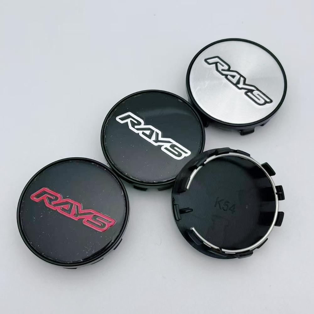 4ks 54mm 50mm RAYS Logo Znak Krytky Středu Kolečka Auta Krytky Středu Náboje Kola Kryt Proti Prachu Ráfku Krytky Náboje Náhradní Doplněk Pro Styling Auta