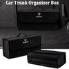 AAABP1 Car Trunk Storage Bag Felt Stowing Box Tools Organizer Accessories For Skoda Octavia Superb Rapid Kodiaq Karoq Fabia Kamiq