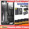 SATA Interface Network Card Adapter w/Free McBoot V1.966 FMCB Memory Card for PS2 Console SATA Interface HDD for Playstation 2