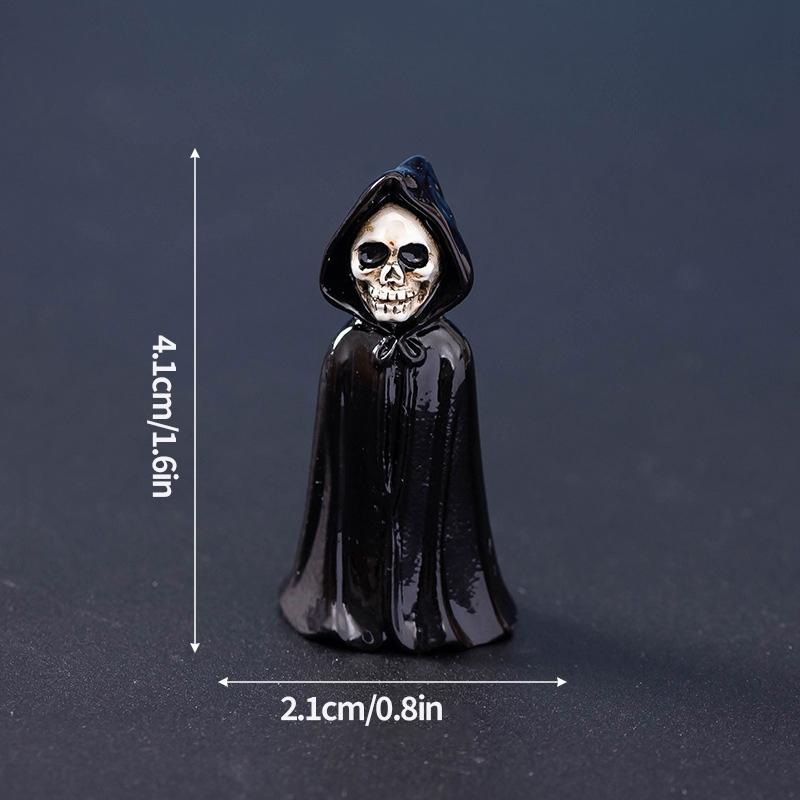 Halloween Decorations Skull Bat Mini Figurines Ornament Desktop Landscape Figurine Decoration