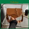 Trendy Street Style Women's Saddle Bag In Pu Leather Medium Size With Document Pocket And Magnetic Buckle