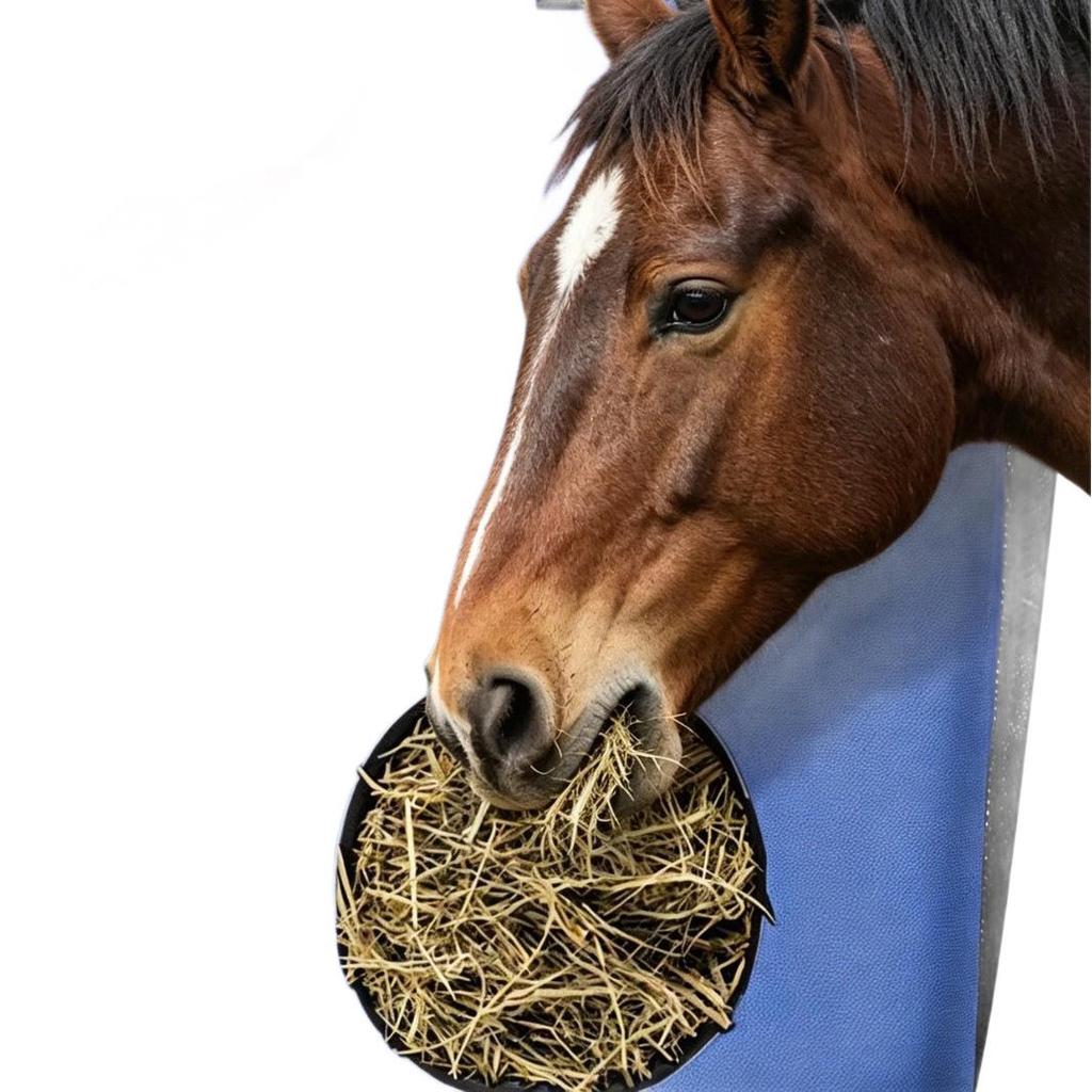 Adjustable Hay Feed Bag with Shoulder Strap for Goats, Horses, Donkeys, Alpacas, and Ostriches