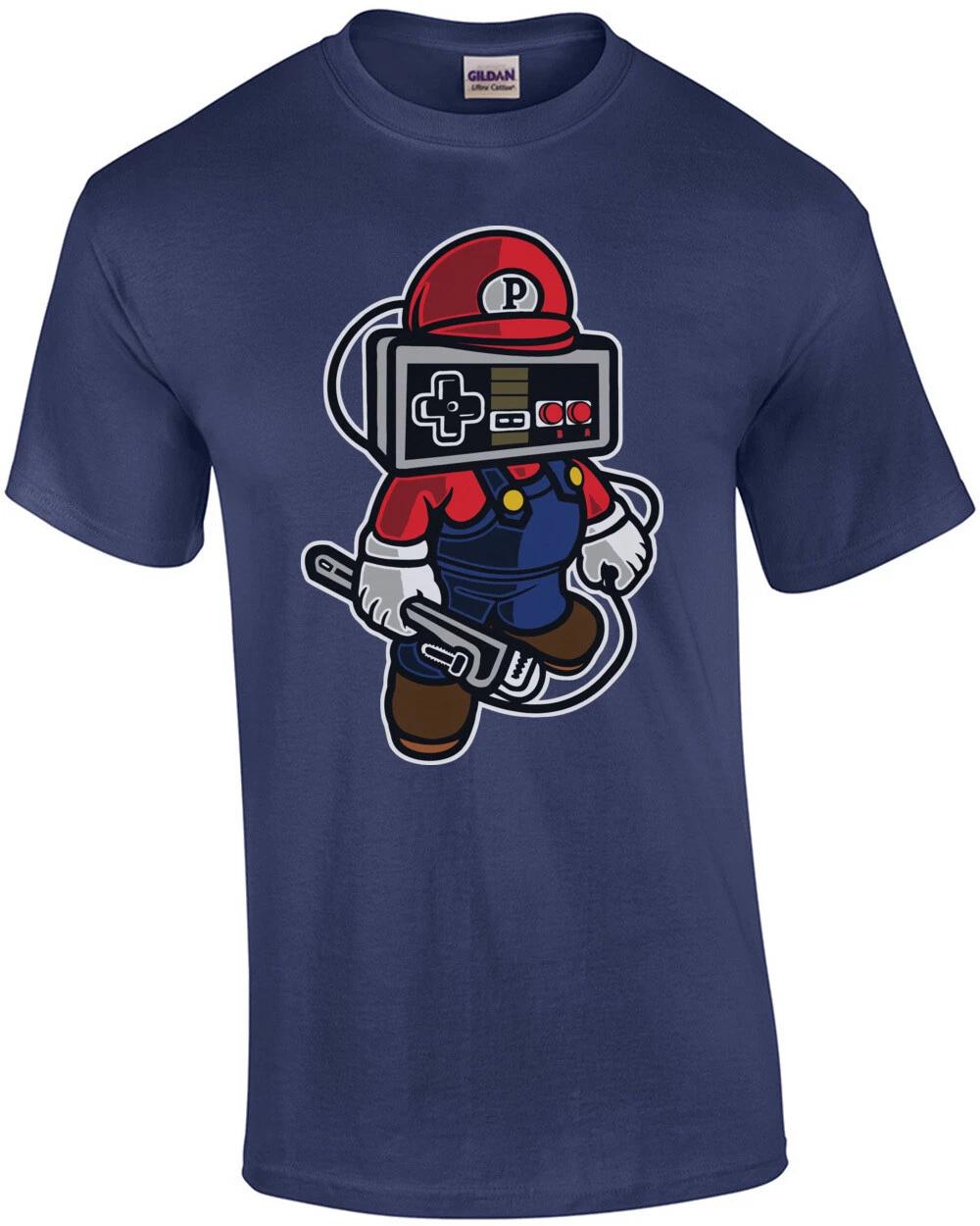 

Mario Style Controller Head Retro T-Shirt L