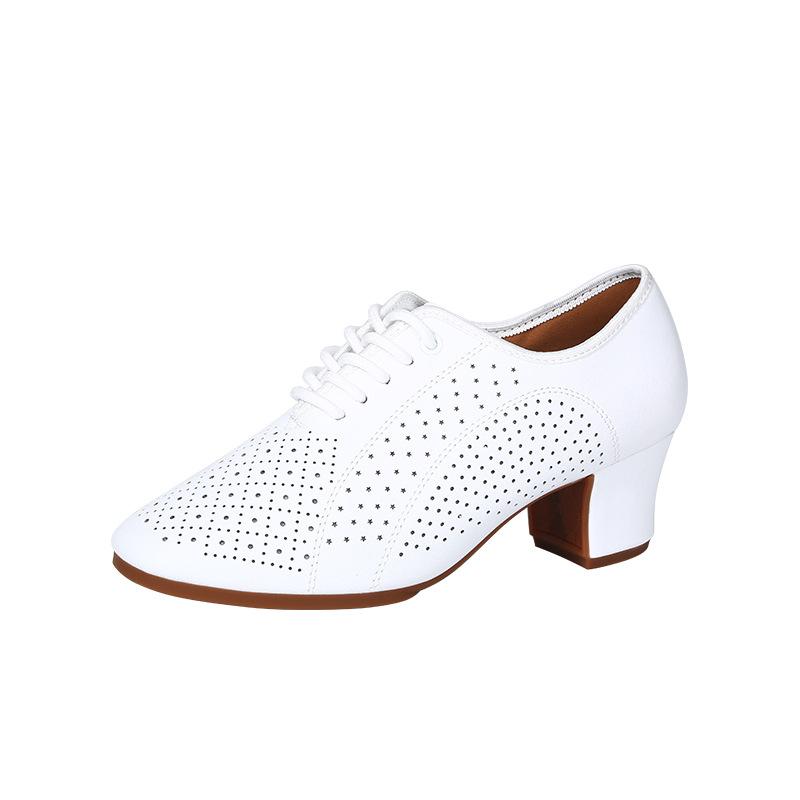 

Новые туфли для латиноамериканских танцев женские танцевальные для тела из натуральной микрофибры мягкая подошва средний каблук кожаные квадратные туфли для танцев дружбы моряков 2025 41 белый