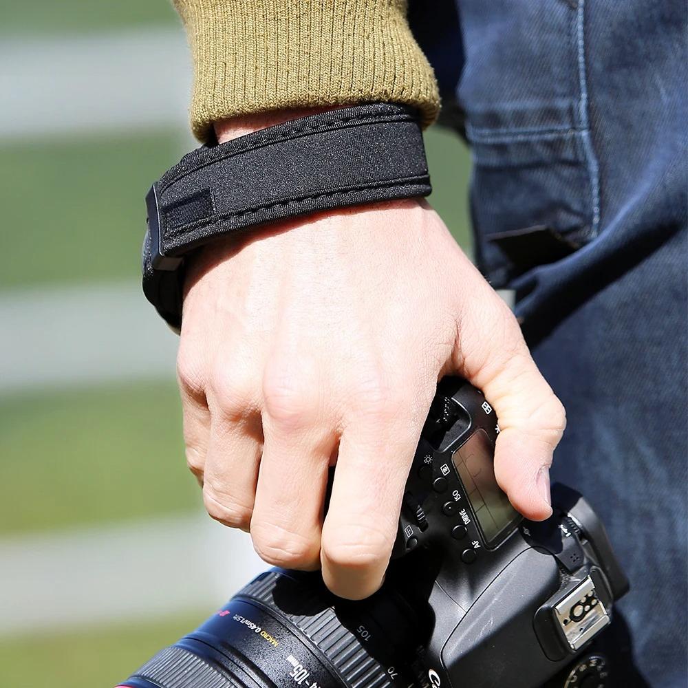 Quick Release Neoprene Wrist Strap - Adjustable Camera Hand Strap for Sony A7M5/A7V Canon Nikon Fujifilm Olympus
