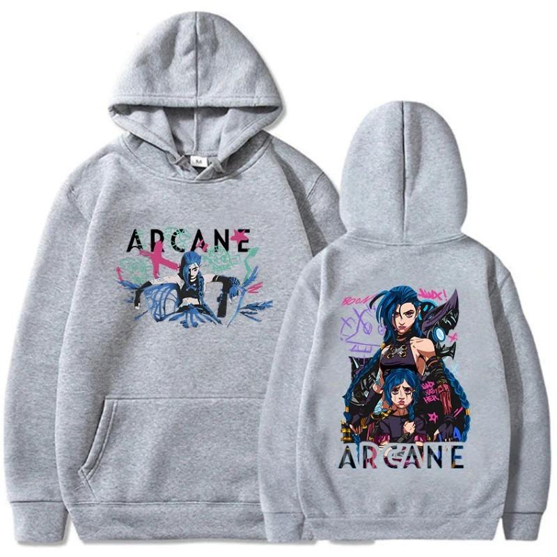 Arcane Jinx Boom Hanorace Hot Game Serial TV Imprimare Unisex Streetwear Ropa Hombre Sudadera Bărbați/Femei Haine Moale Hanorace și hanorace Unisex