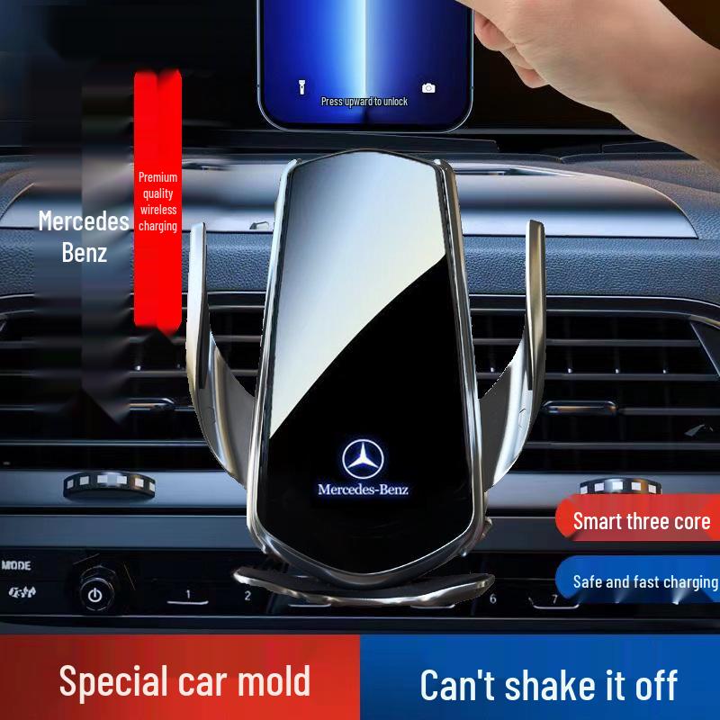 Wireless Car Charger & Phone Holder for Dashboard