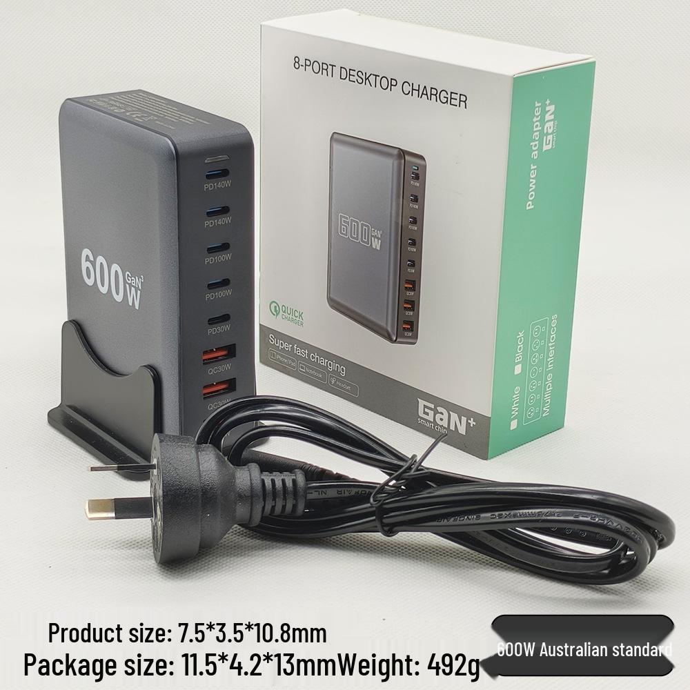Multi-Watt GaN Charger: 320W, 440W, 500W, 600W Desktop Charging Solutions