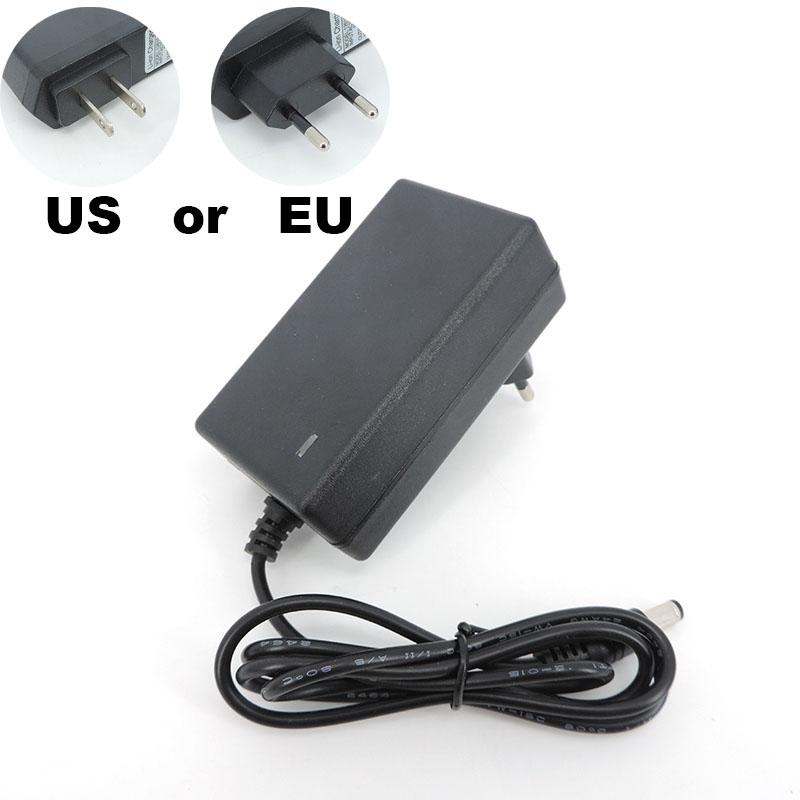 AC DC 12.6V 1A 2A charger 12 V Volt Power wall Adapter 5.5*2.5MM 12.6 V 2 A For 18650 lithium battery Pack EU US UK AU Plug W28