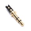 Male 90 Right Angle Degree L-shaped Stereo Headphone Plug Repair Earphones Jack Audio Soldering 3/4 Pole 3.5mm