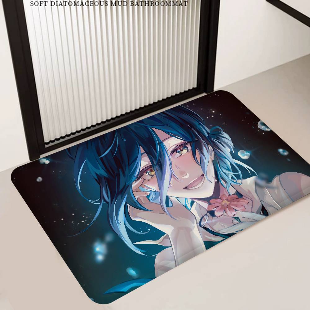 Popular Action Anime C-Chainsaw M-Man R-Reze A-Arc Floor Mat Cheaper Anti-slip Modern Living Room Balcony Printed Bedside Mats