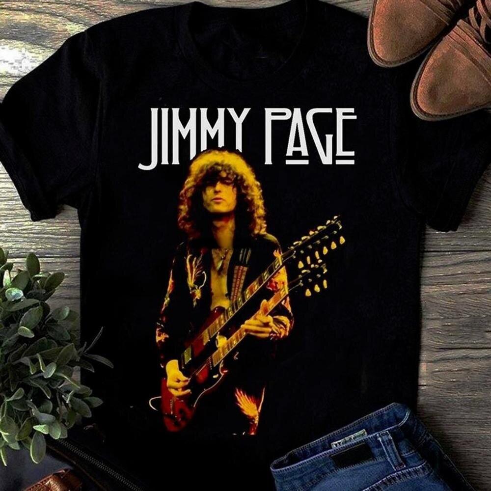 

S009 - Jimmy Page Cotton Unisex T-Shirt Unisex T-Shirt XXXL
