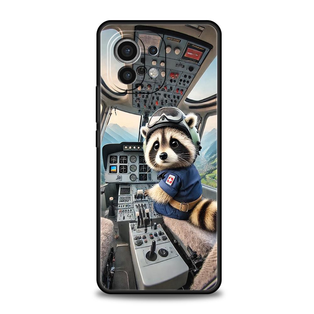 

Чехол для телефона для Xiaomi Poco F7 F6 F5 F4 F3 X7 X6 X5 X4 X3 NFC M4 C51 C55 GT Pro 5G Мягкий ТПУ Fundas Енот Capas Coque Сумки Poco X6 Pro