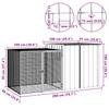 Vidaxl Chicken Coop, Anthracite, 200X91X100 Cm, Steel