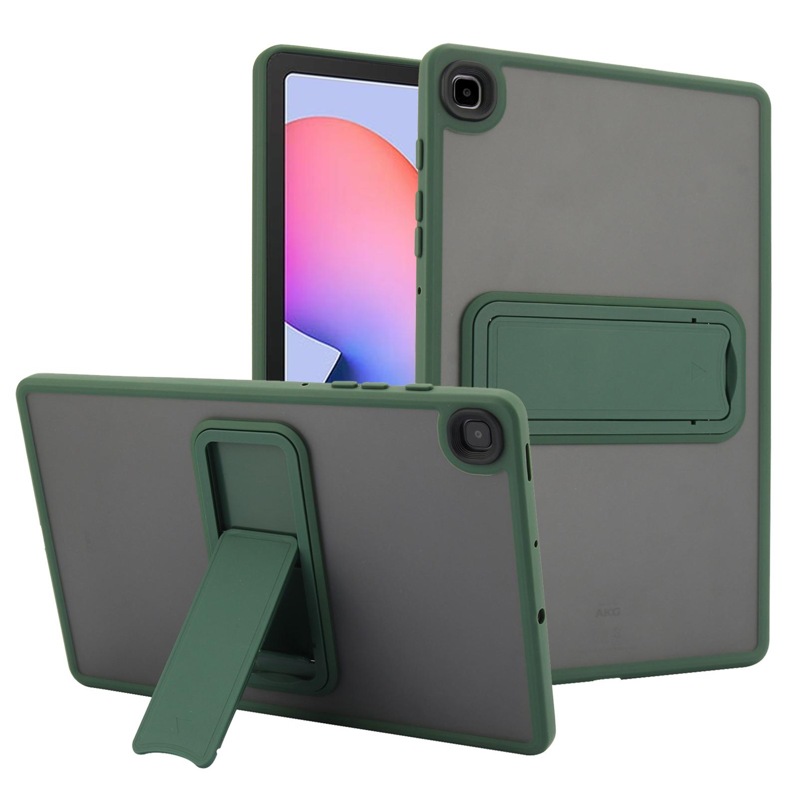 

Чохол для планшета з підставкою для Samsung Galaxy Tab S6 Lite (2024)/(2022)/(2020) Чохол з ТПУ+ПК з покриттям soft-touch Green