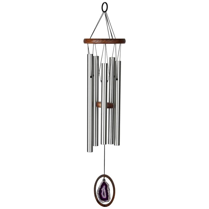 

Woodstock Agate Chime Purple Agate Feng WAGUL - Large, Chime, Shui/Entryway/Wind Chime, [Product]