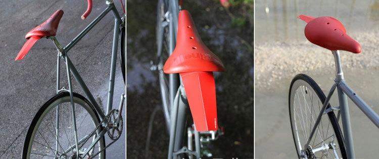 Mini Rear Bicycle Mudguard for Under Seat, Green