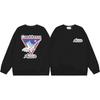 Unisex Oversized Cotton Graphic Print Crewneck Sweatshirt Winter Casual Wear