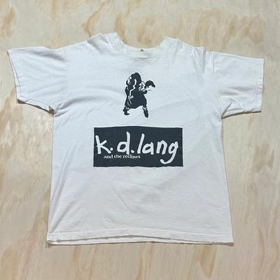 1985 K.D LANG and The Reclines Konzert T-Shirt Unisex Tee Alle Größen Unisex T-Shirt Grafik T-Shirt