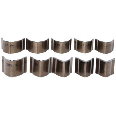 10Pcs Leather Belt End Cutter High Speed Steel Square V Shape Hand Made Craft Tool(V Shape End )