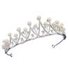 Braut stil hochzeit krone strass perle einfache kinder stirnband stirnband legierung glänzende leistung haar zubehör