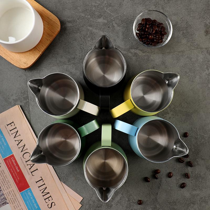 Stainless Steel Latte Art Pitcher: Milk Frothing Cup for Coffee Art