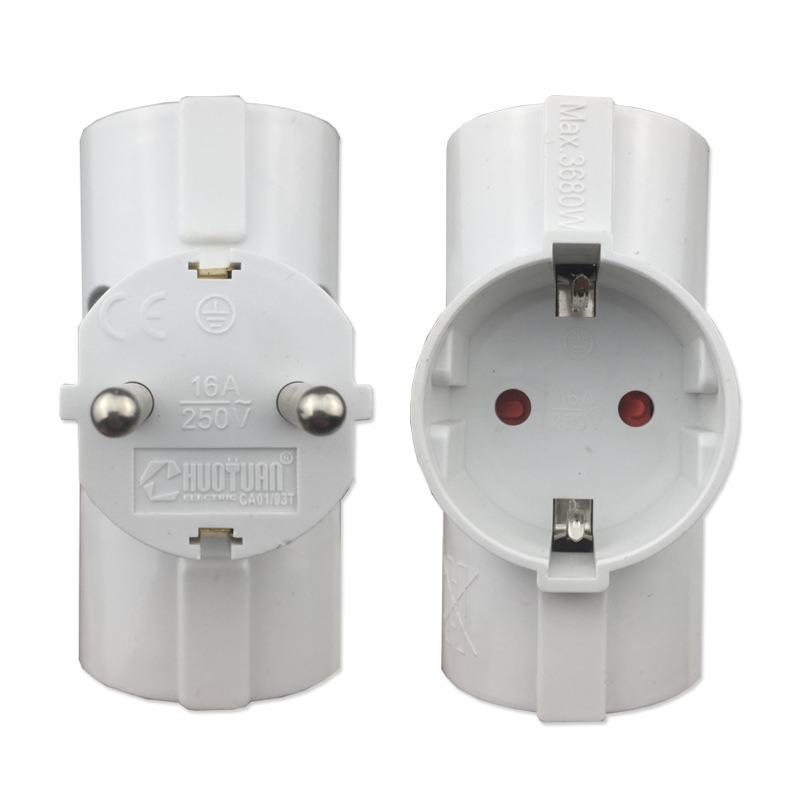 

European Universal Socket Converter: Europlug to German Standard for Russia, Spain, Turkey, Korea