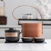 JINGRX Portable Ceramic Travel Tea Set