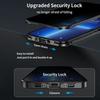 360° Volledige Bescherming Metalen Magnetisch Dubbelzijdig Glas Kliksluiting Privacy Hoesje Voor iPhone 17 16 15 14 13 12 Pro Max Plus 17E 16E