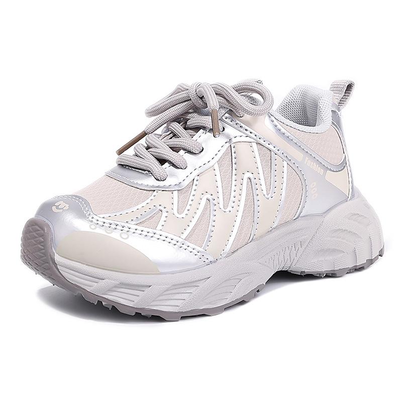 2026 Lightweight Kids' Running Shoes - Soft Sole, Double Mesh, Unisex for Boys and Girls, Spring/Autumn Sports Sneakers