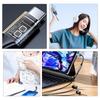 Adapter USB-C auf 3,5-mm-Mini-Klinke - Schwarz