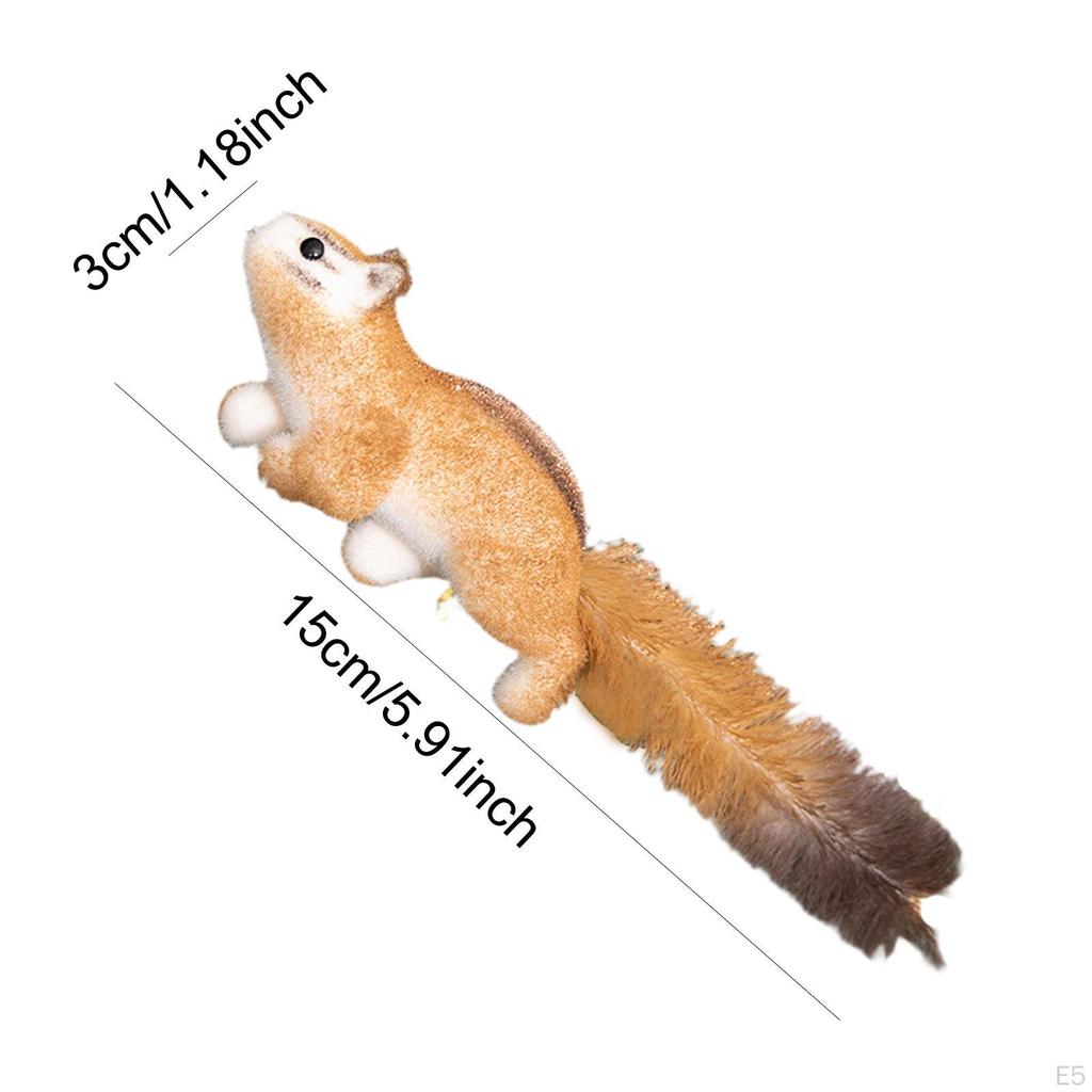 Christmas Squirrel Decor Tree Ornament Collection Lightweight Adorable Animal Figurine