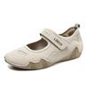Fashion High Quality Fashion Women's Flat Shoes Round Toe Shallow Shoes Casual Breathable Slip-on Flat Outdoor Ladies Mary Jane Shoes