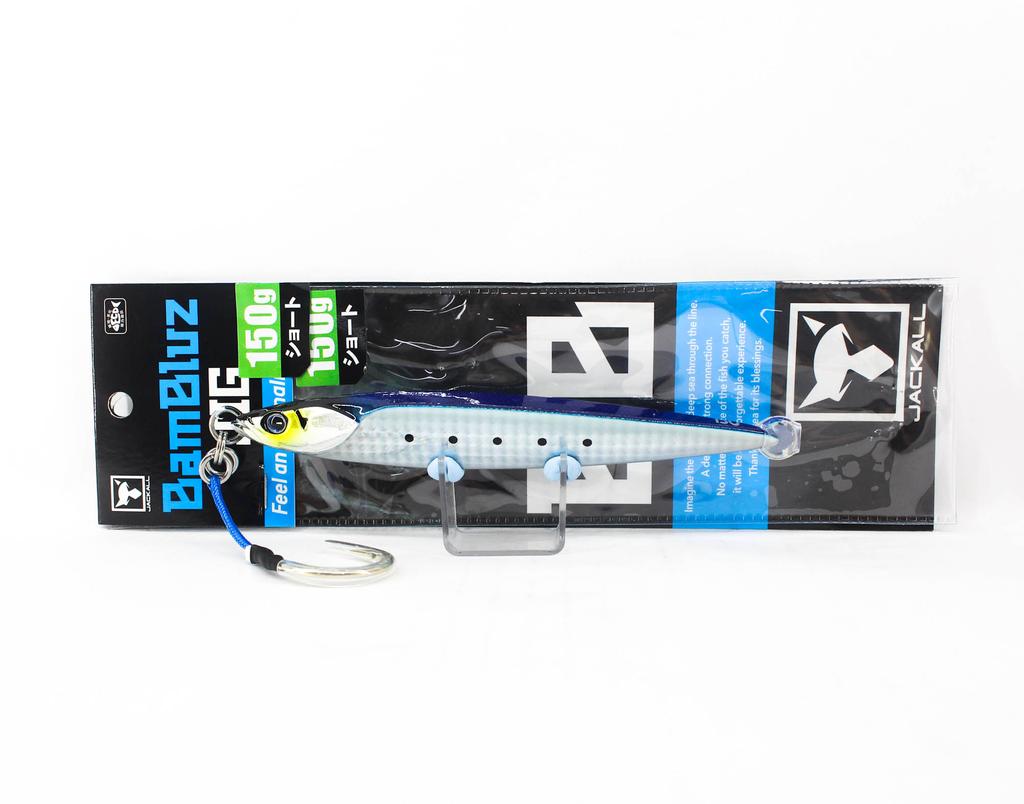 Jackall Metal Jig Bambluz Short 150 grams Iwashi Shoulder Glow (2759)