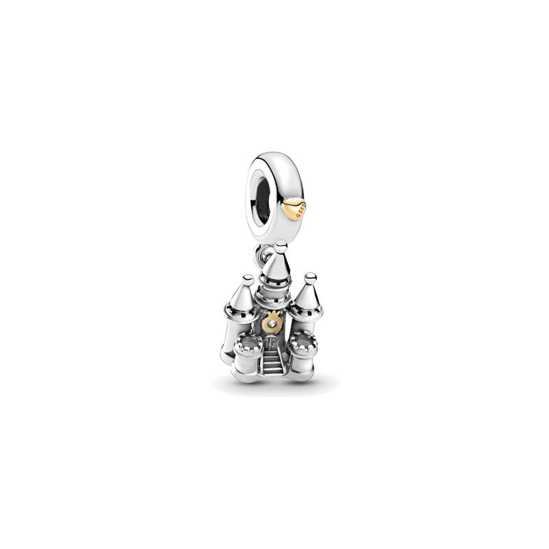 Pandora Two-color castle pendant silver 799337C00 серебряный