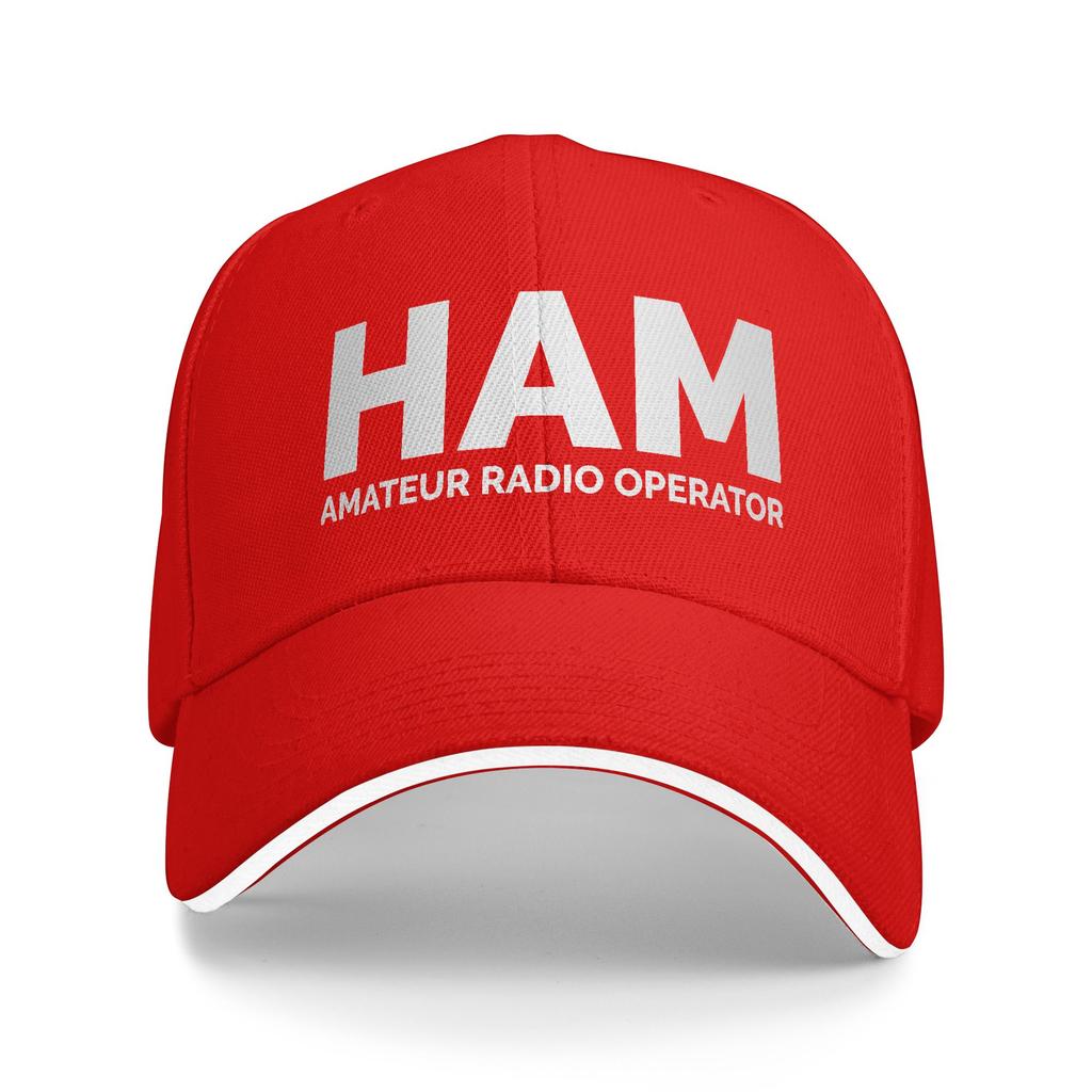Amateur Ham Radio Baseball Cap  Y2k Funny Men Women Hip Hop Hats Sun-Proof Custom Logo Hiking Fishing  Caps Birthday Gift