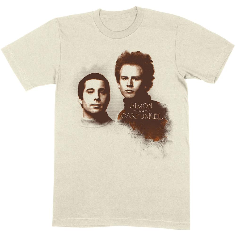Simon Garfunkel Unisex Tshirt Faces S
