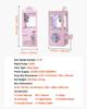 Claw Crane Machine, Medium-Sized Arcade Game Machine with Light & Sound, Adjustable Steel Claws, Precise Toy Candy Grabber Prize Dispenser Vending