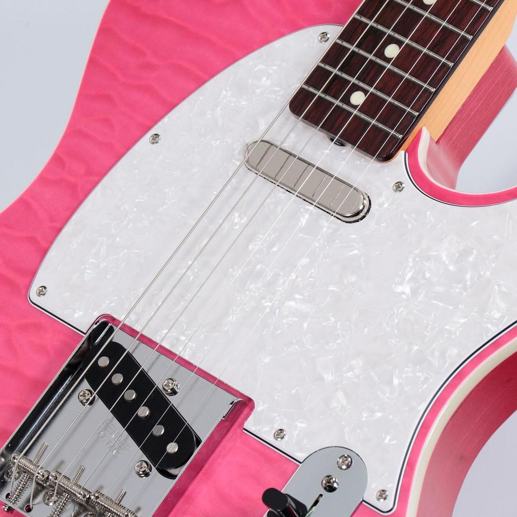 Fender /ISHIBASHI FSR MIJ Traditional 60s Custom Telecaster Quilted Maple Top Ash Back Translucent Pink